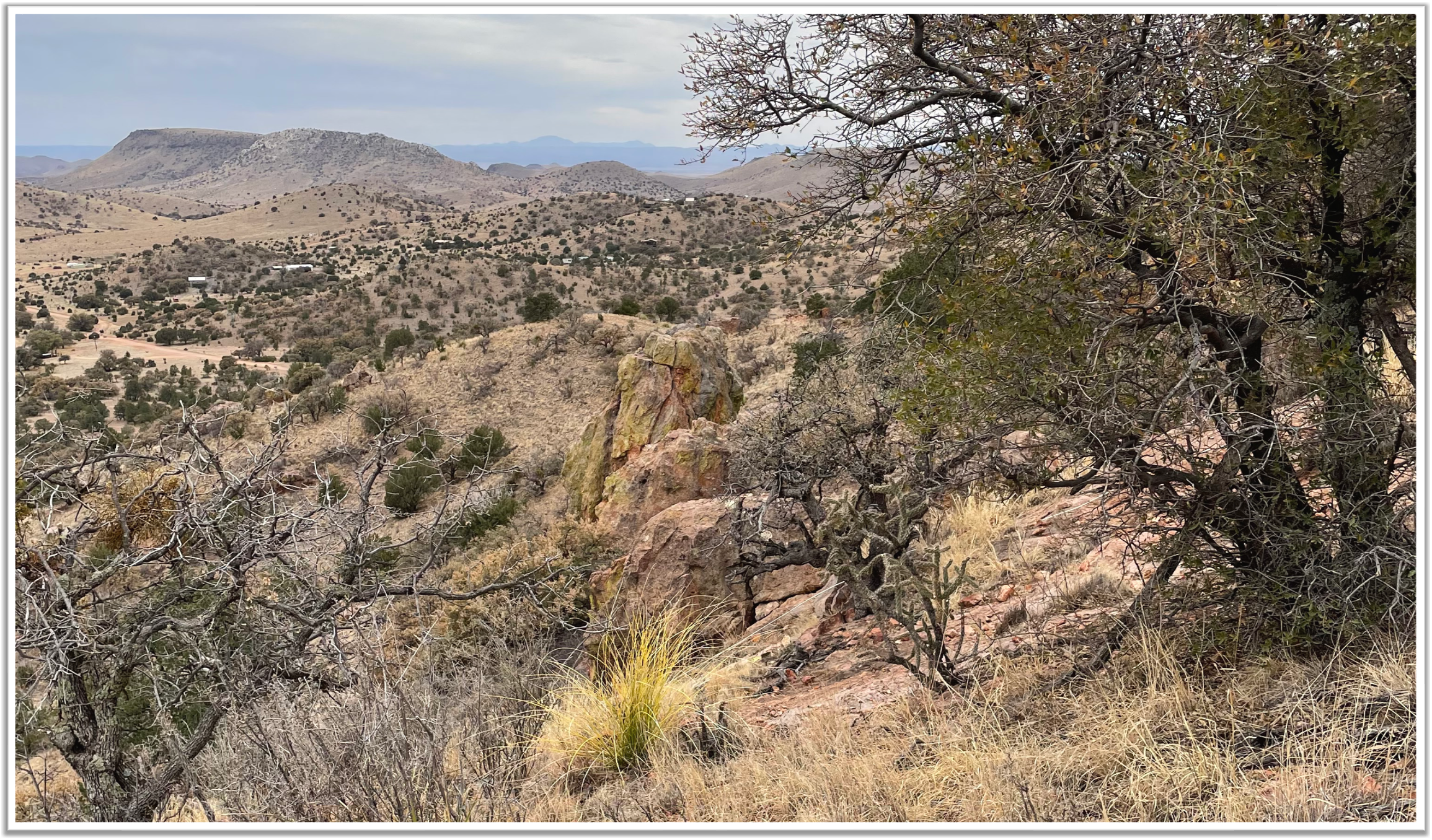 An image of a remote, high desert mountain scene.